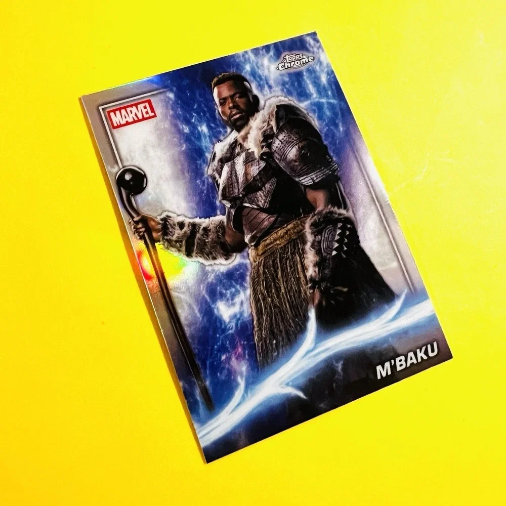 2025 Topps Chrome Marvel Studios M'Baku #83 Refractor Phase Three‎ Black Panther